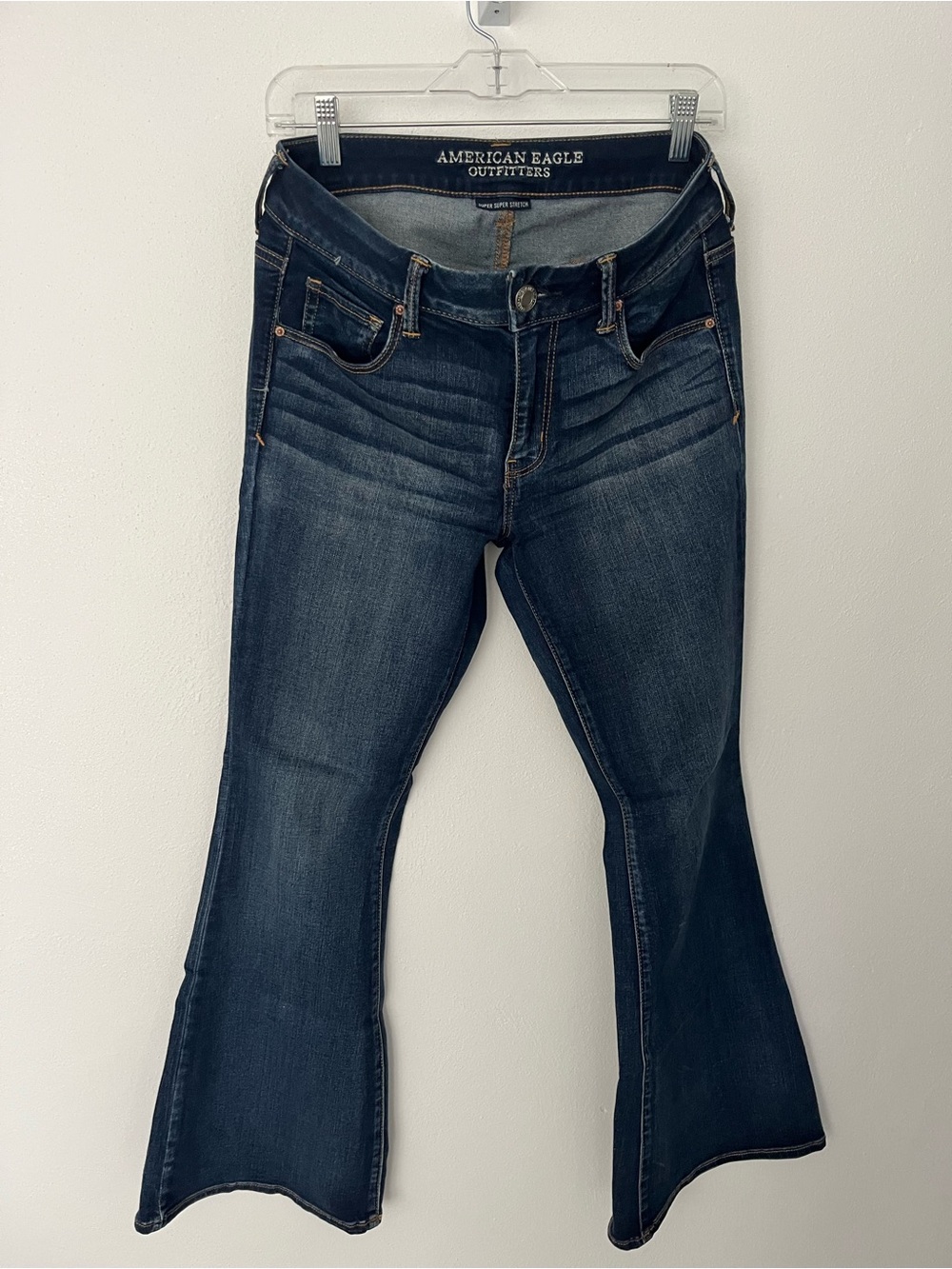 American Eagle Outfitters Dark Blue Flare Jeans
